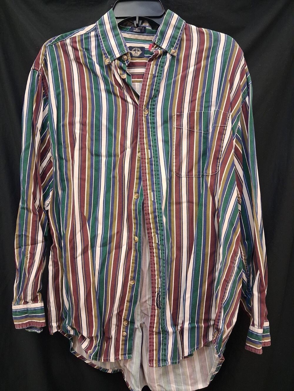Men’s Dockers Plaid Color Button Up Size Medium